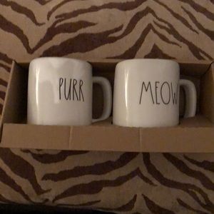Rae Dunn cat duo mugs